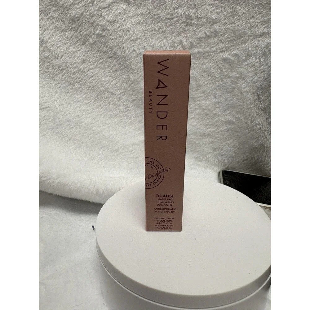Wander Beauty Dualist Matte & Illuminating Concealer Tan Rich New In Box